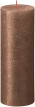 Bolsius Pillar Candle Shimmer Copper - 19 cm / ø 7 cm