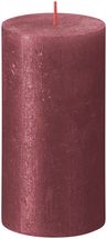 Bolsius Pillar Candle Shimmer Red - 13 cm / ø 7 cm