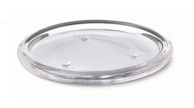 Bolsius Round Candle Plate Transparent Ø11 cm