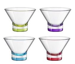 Bormioli Rocco Sundae Glass Ypsilon Coloured 375 ml - 4 Pieces