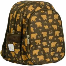 A Little Lovely Company Backpack - Brown - Bears