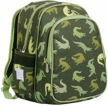 A Little Lovely Company Backpack - Green - Crocodiles