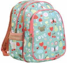 A Little Lovely Company Backpack - Green - Cheerful