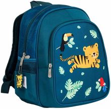 A Little Lovely Company Backpack - Green - Jungle Tiger