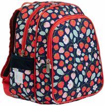 A Little Lovely Company Backpack - Red - Strawberries
