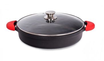 Valira Shallow Casserole Pan with Lid Aire Black ⌀ 32 cm