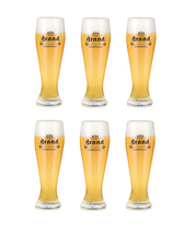 Brand Beer Glasses Weizen 500 ml - 6 Pieces