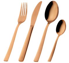 Sareva Cutlery Set Copper 16-Piece