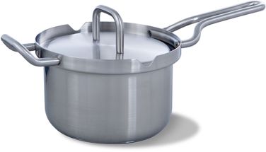 BK Saucepan - with lid - Q-linair Master Stainless Steel - ø 16 cm / 2 Liter