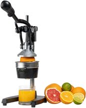 Cookinglife Citrus Press Cast Iron - Lever Model - Black