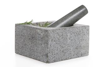 Cosy &amp; Trendy Pestle and Mortar Granite Square 14x8 cm