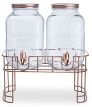 Cosy & Trendy Drinks Dispenser with Holder 2 x 3 L