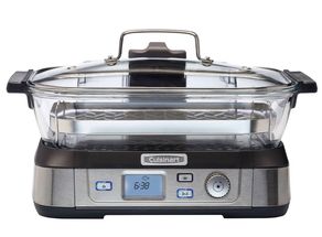 Cuisinart Steam Cooker Classic - STM1000E - 3 functions - Frosted Pearl - 5 Liter