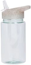 A Little Lovely Company Drinking Bottle / Water Bottle - Glitter Silver