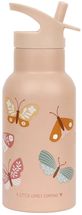 A Little Lovely Company Drinking Bottle / Water Bottle - Stainless Steel - Butterflies