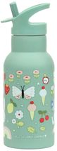 A Little Lovely Company Drinking Bottle / Water Bottle - Stainless Steel - Cheerful