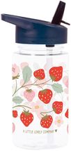 A Little Lovely Company Drinking Bottle / Water Bottle - Strawberries
