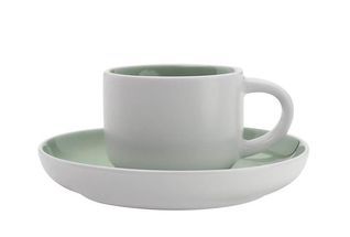 Maxwell &amp; Williams Cup and Saucer Tint Mint 100 ml