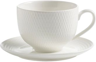 Maxwell &amp; Williams Cup and Saucer Diamonds Round 280 ml