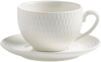 Maxwell &amp; Williams Cup and Saucer Diamonds Round 100 ml