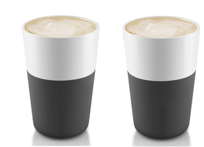 Eva Solo Cafe Latte Mug Black 360 ml - Set of 2