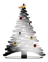 Alessi Christmas Tree Bark - BM06 - Silver - 45 cm - by Michel Boucquillon &amp; Donia Maaoui