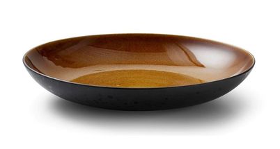 Bitz Serving Plate Shiny Amber ⌀ 40 cm