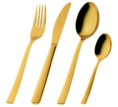 Sareva 4-Piece Cutlery Set Gold