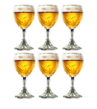 Grimbergen Beer Glasses 250 ml - Set of 6