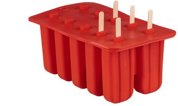 Sareva Ice Lolly Moulds Silicone Red