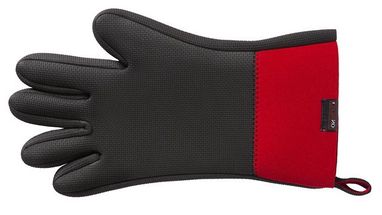 Il Cucinino Oven Glove Short Black / Red