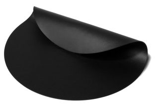 Jay Hill Placemat - Vegan leather - Black - ø 38 cm