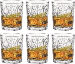 Bormioli Rocco Whiskey Glasses Lounge 390 ml - 6 Pieces