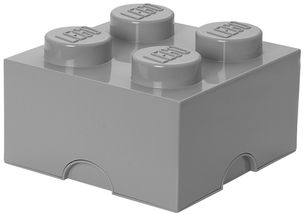 LEGO® Storage Box Grey 25 x 25 x 18 cm