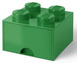 LEGO® Storage Box With Drawer Green 25 x 25 x 18 cm