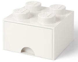 LEGO® Storage Box With Drawer White 25 x 25 x 18 cm