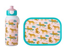 Mepal Lunchset (School Cup &amp; Lunchbox) Campus Pop-Up Leopard