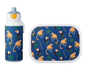 
Mepal Lunchset (School Cup &amp; Lunchbox) Campus Pop-Up Jungle