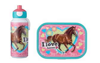 Mepal Lunchset (School Cup &amp; Lunchbox) Campus Pop-Up My Horse