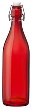 Bormioli Rocco Swing Top Bottle / Weck Bottle Giara Red 1 Liter