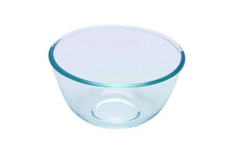 Pyrex 3 Piece Bowl Set 2L 1L 0.5L Glass Food Prep Dinnerware Glassware Clear New 