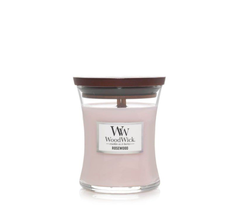 WoodWick Scented Candle Mini Rosewood - 8 cm / ø 7 cm