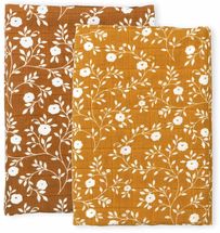 A Little Lovely Company Hydrophilic Cloth - Blossom - Caramel - 2 Pieces