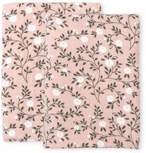 A Little Lovely Company Hydrophilic Cloth - Blossom - Dusty Pink - 2 Pieces