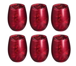 Chef &amp; Sommelier Water Glasses Primarific Red Gobelet 360 ml - Set of 6