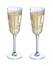 Cristal d'Arques Champagne Glasses Rendez-Vous 170 ml - 2 Pieces