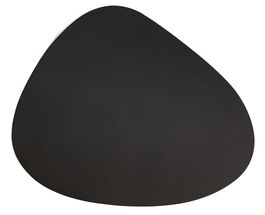 Jay Hill Placemat Leather Black Curve 37 x 44 cm