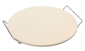 Point -Virgule Pizza Stone with Metal Holder - ø 34 cm