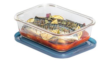 Sareva Food Storage Container Glass Cook &amp; Fresh - 22 x 15 x 6 cm / 1 L
