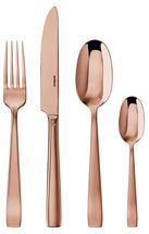 Sambonet 24-Piece Cutlery Set Flat Copper
